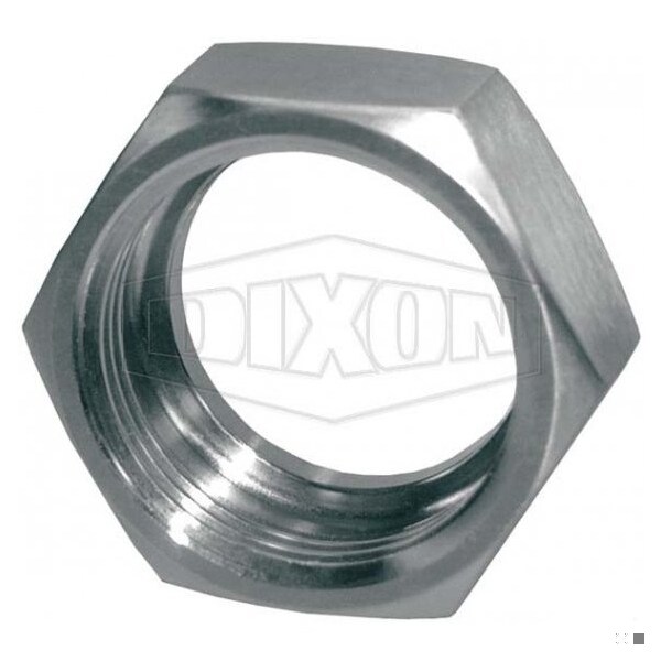 Dixon Union Hex Nut, 1 in Nominal, Beveled Seat, 0.906 in Thickness, 13/16 in Hex, 400 psi, 304 SS, Domest 13H-G100 - main